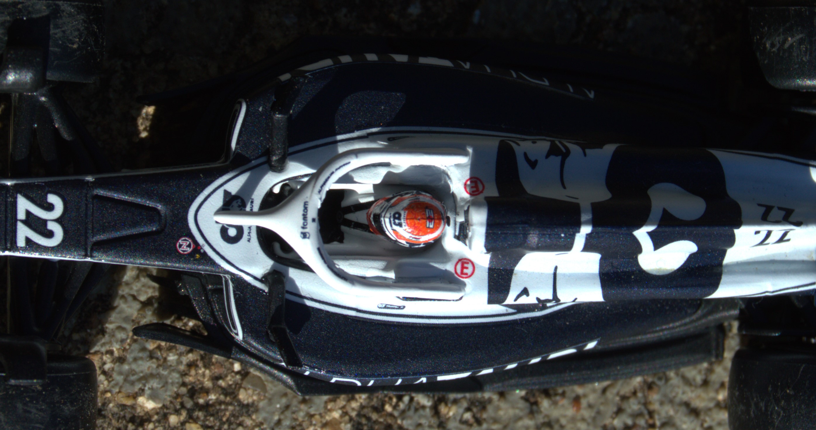 AlphaTauri race car detail